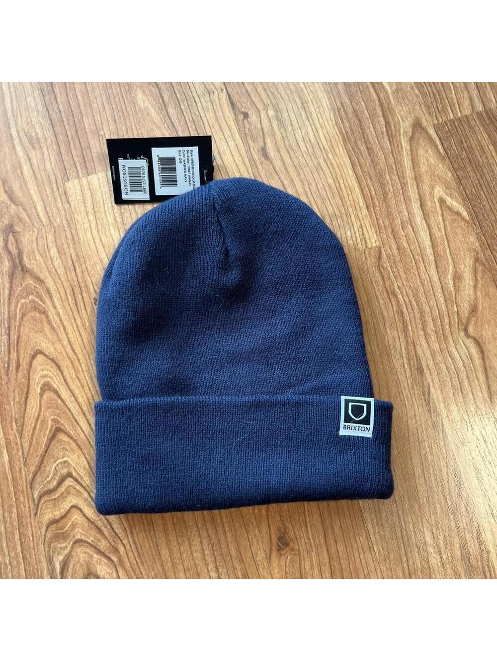 New brixton navy beanie | OS